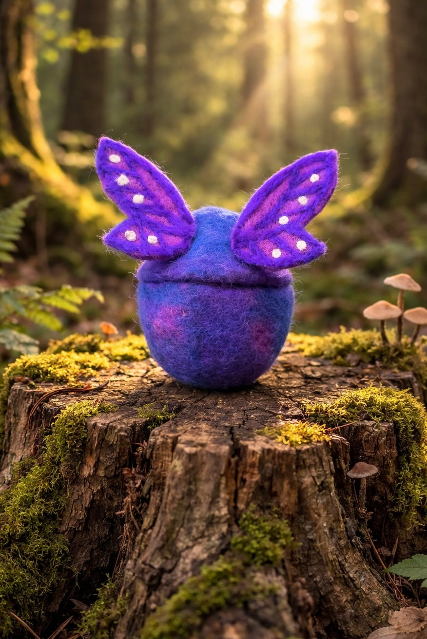 Purple faery egg