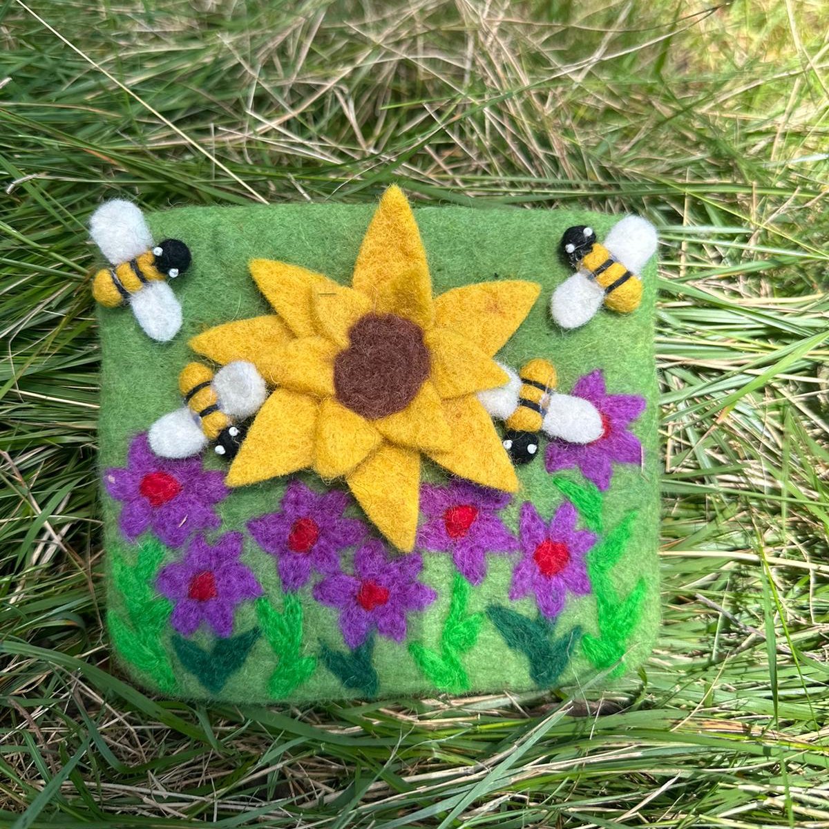 Sunflower purse