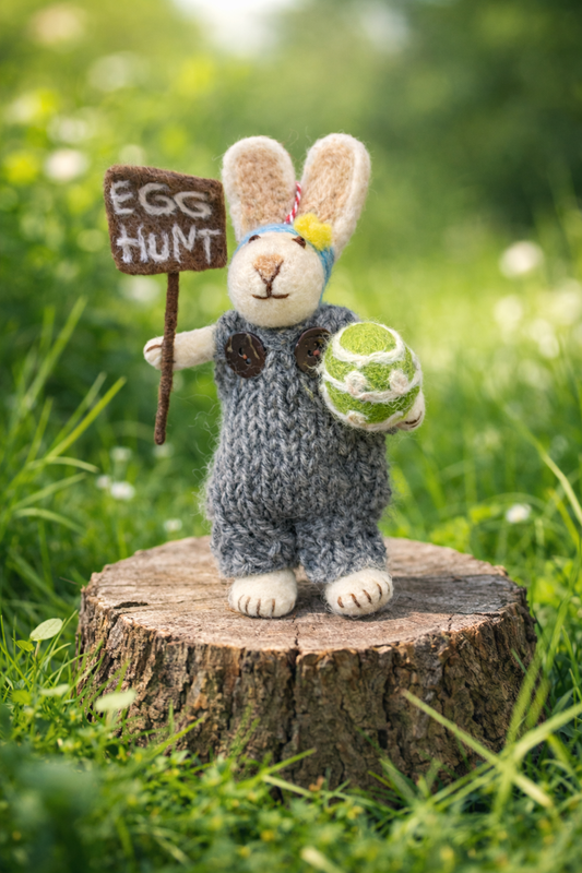 Egg hunt bunny