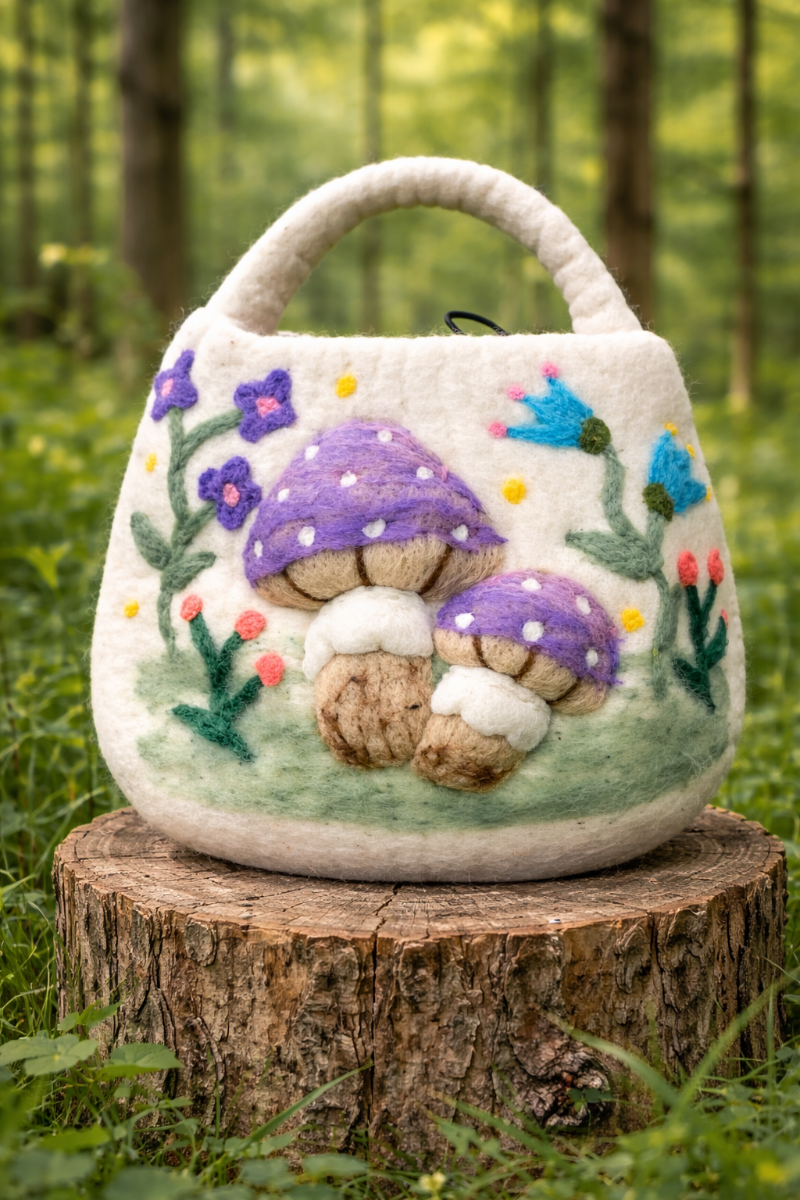 Whimsycap woodland bag