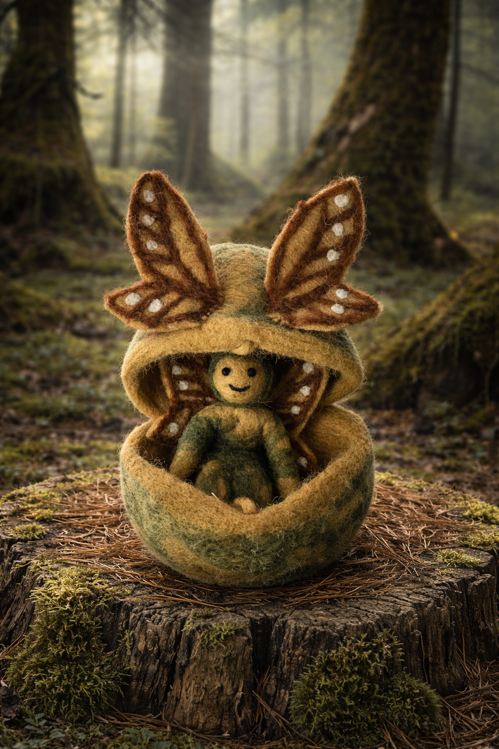 Mossy faery egg