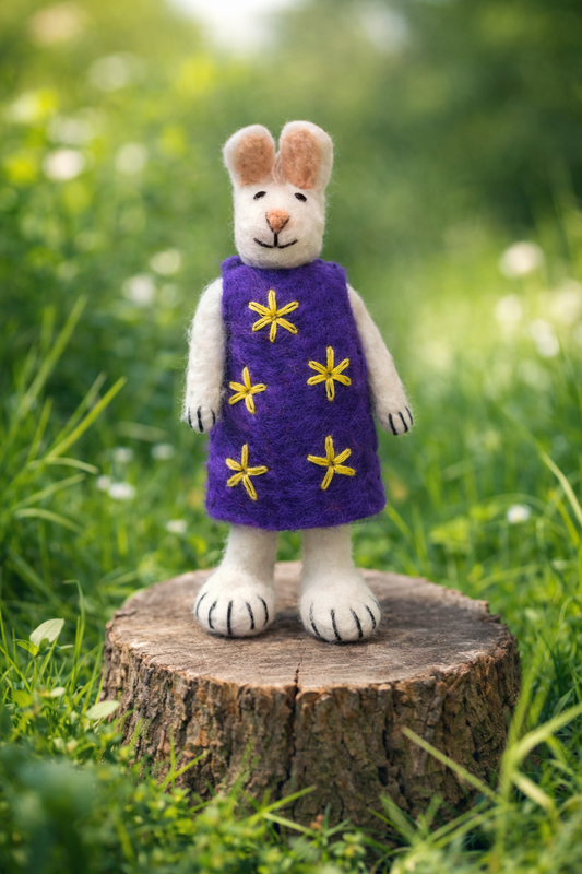 Violet Bloom bunny