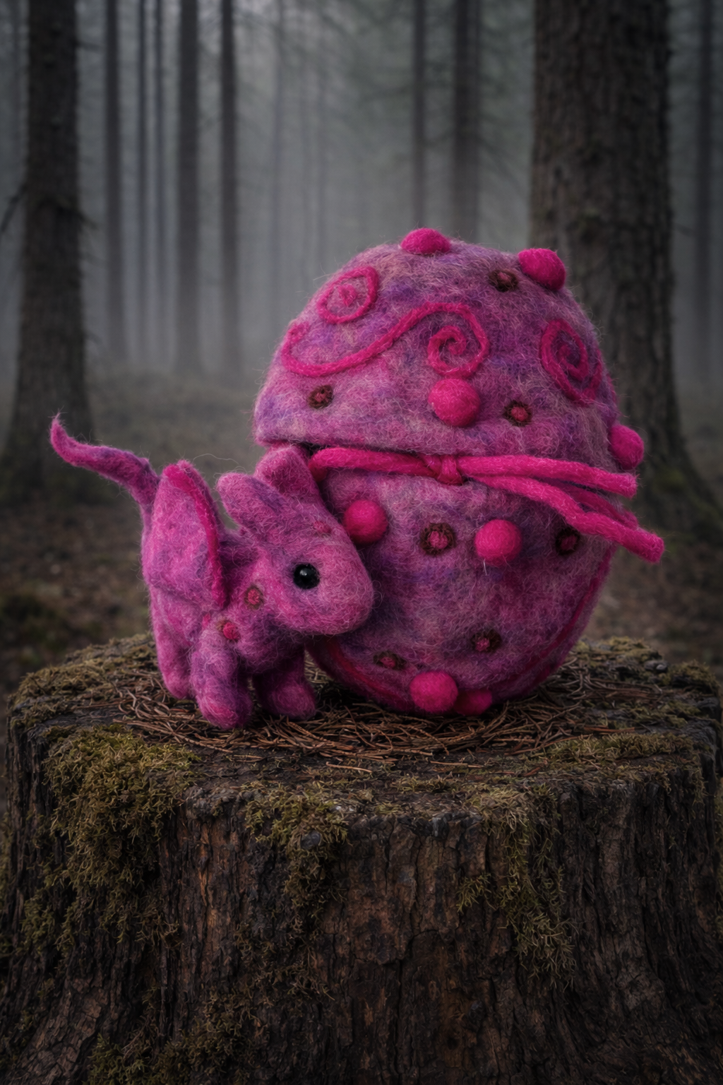 Pink dragon egg