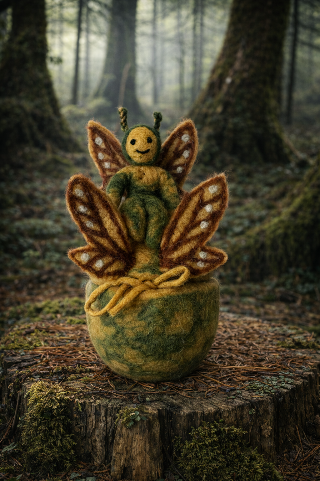Mossy faery egg