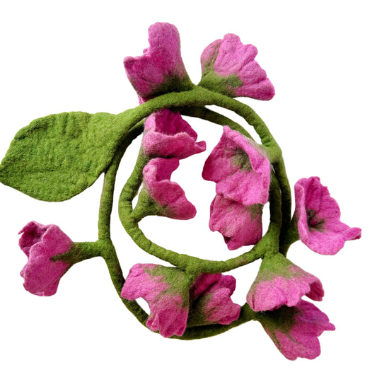 Secret garden garland-pink