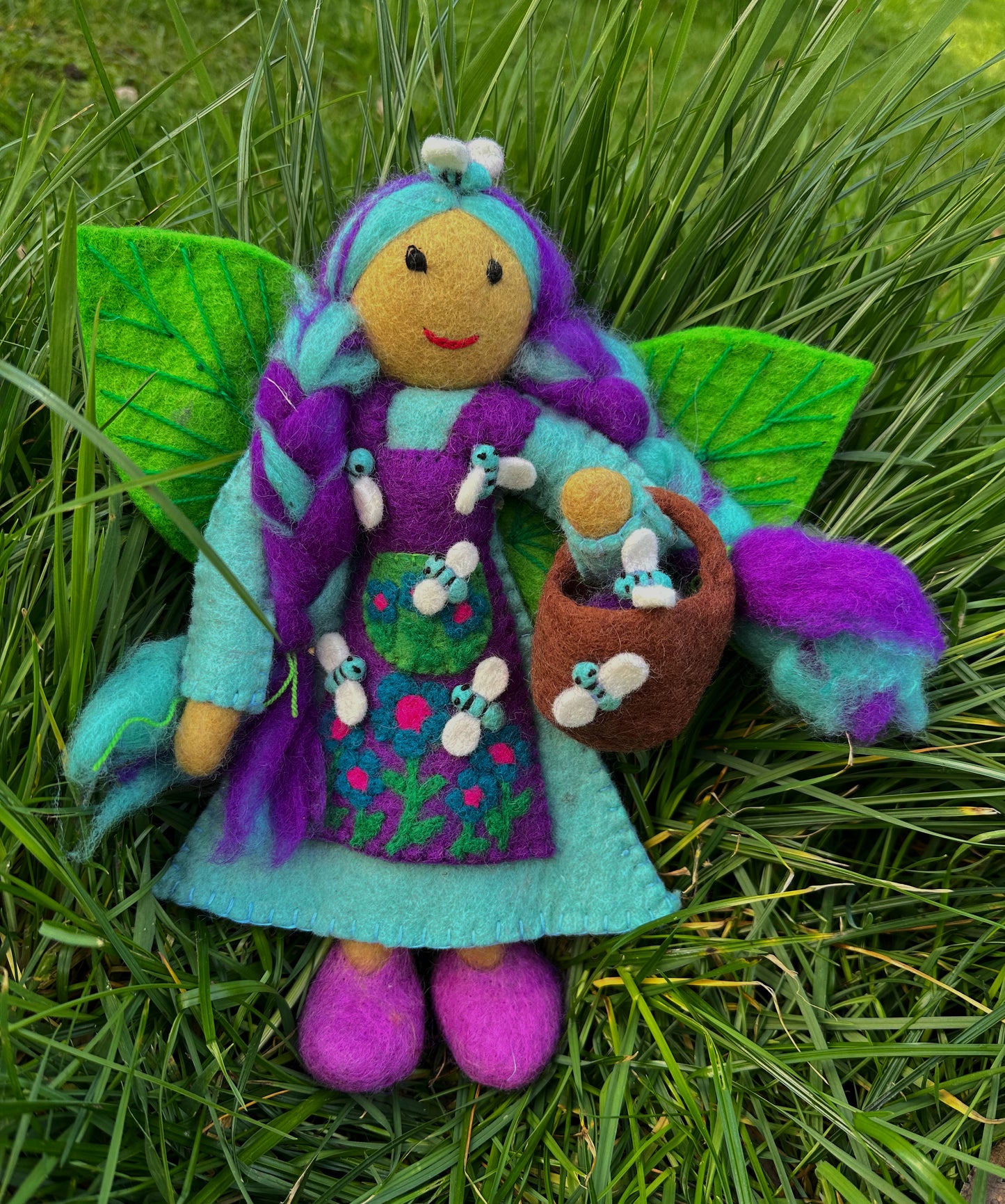 Blue bee Forest faery