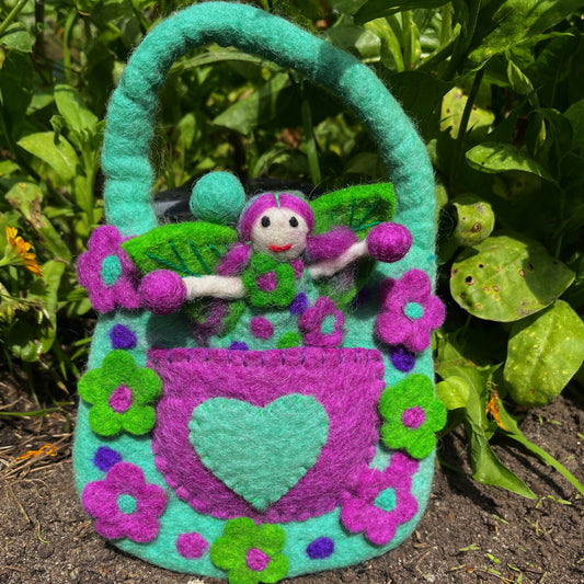 Turquoise wonder faery bag-small