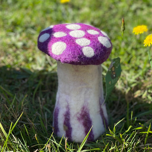 Toadstool large-purple