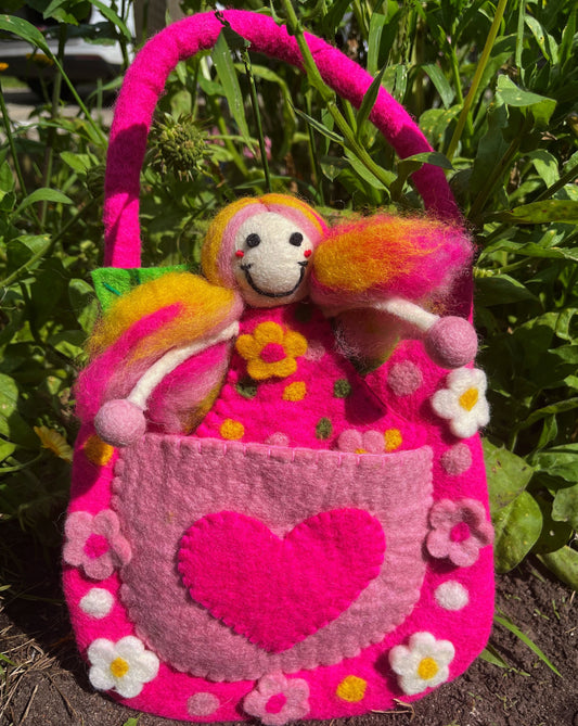 Wonder faery bag-pink large