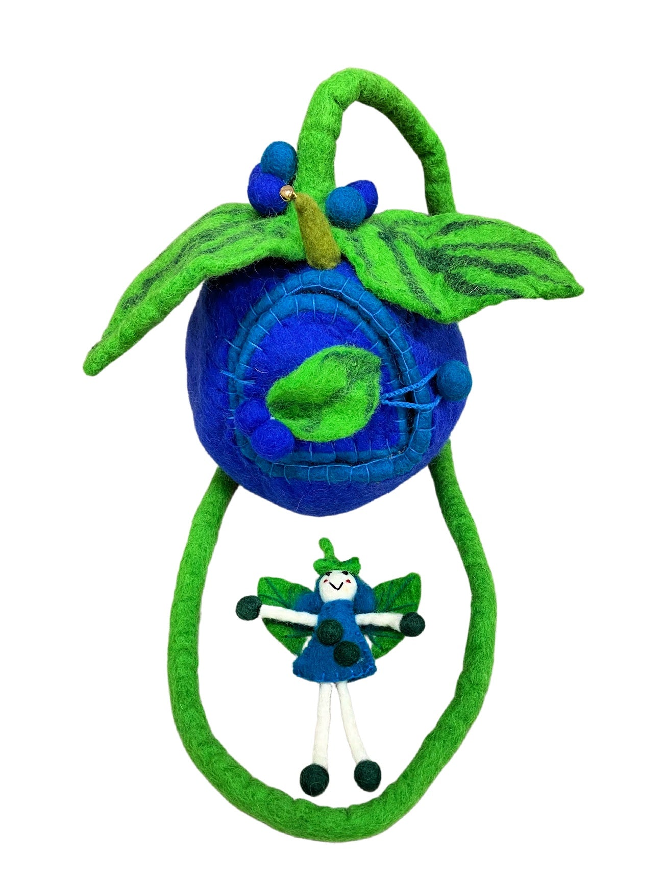 Blueberry pod with faery -large