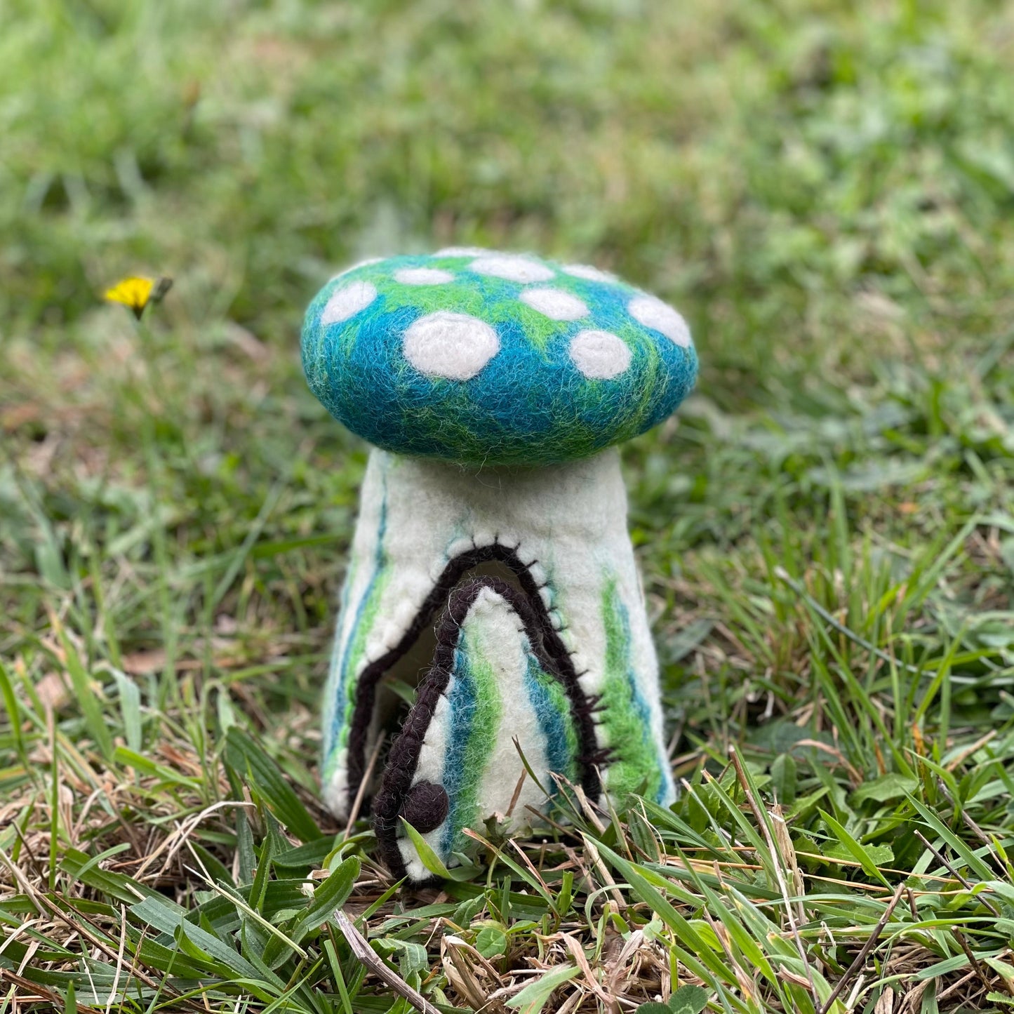 Toadstool house-blue