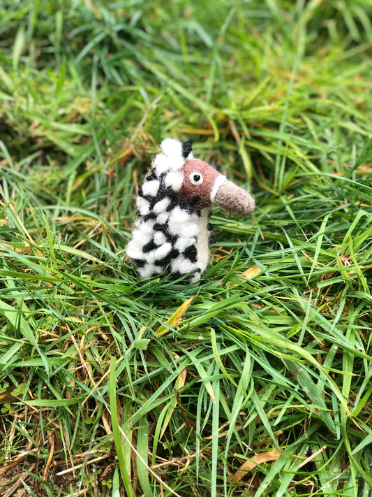 Echidna finger puppet
