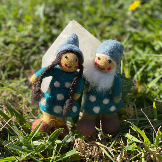 Gnome couple-blue