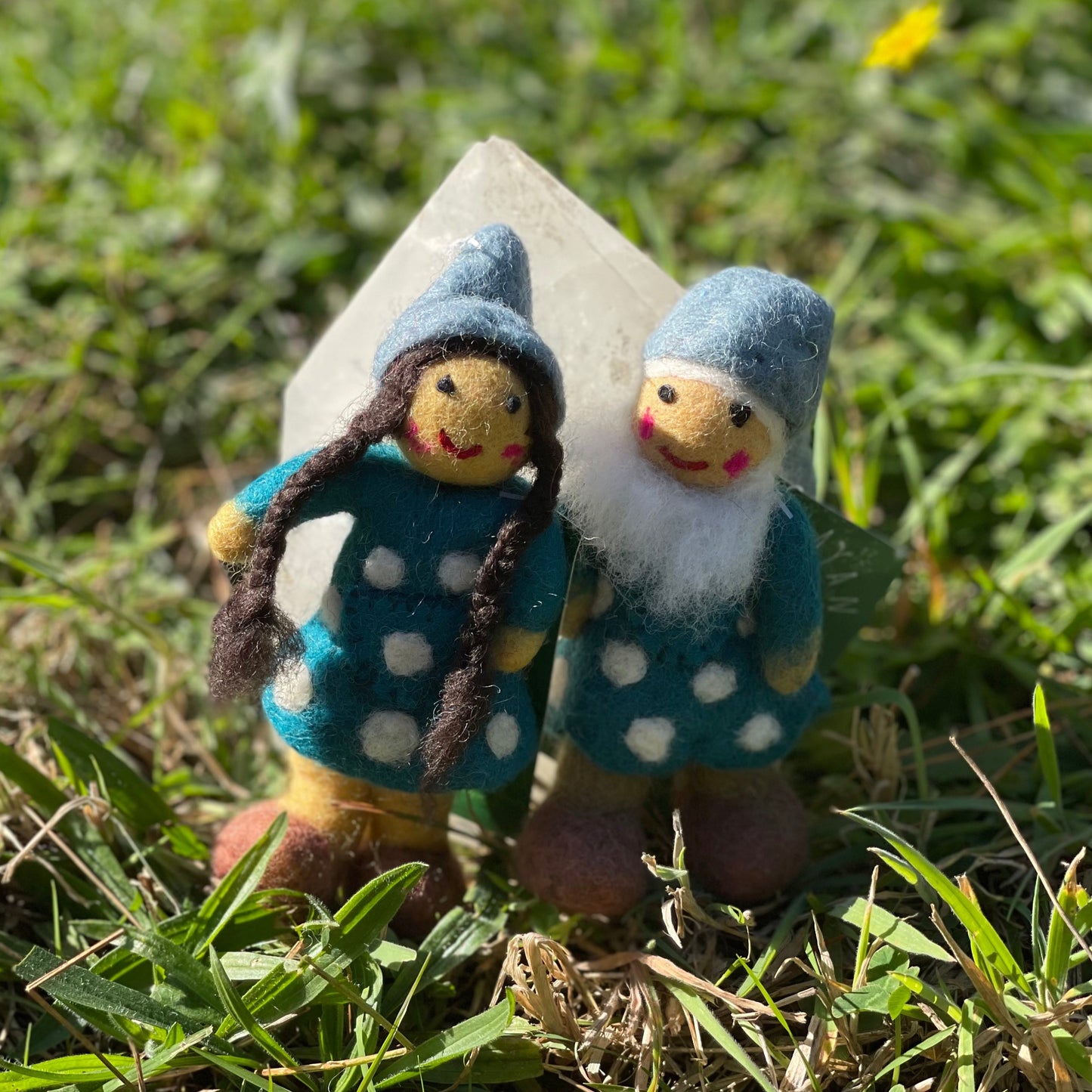 Gnome couple-blue