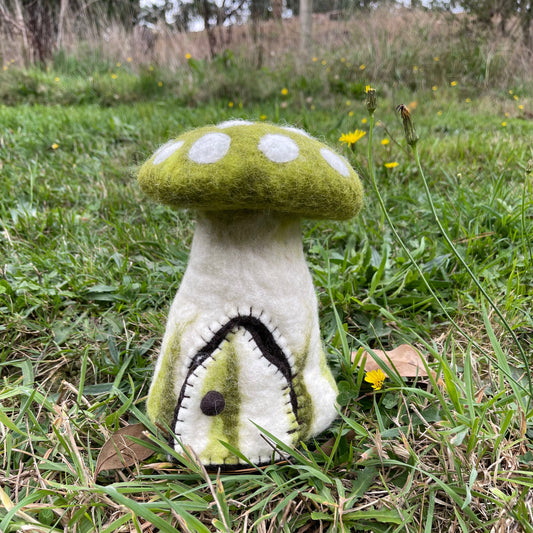 Toadstool house-mossy