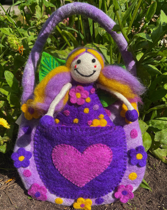 Wonder faery bag-purple large