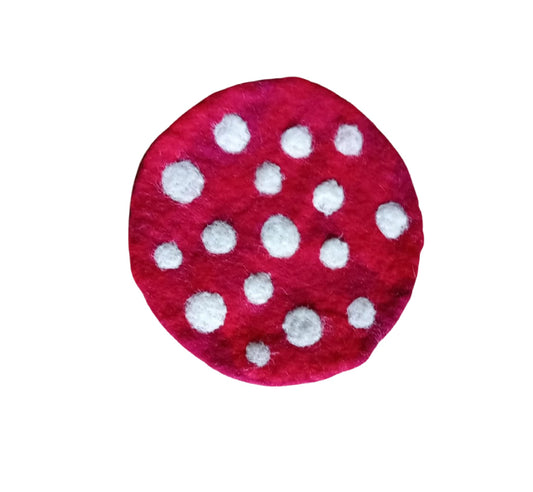 Mini shroom mat-red